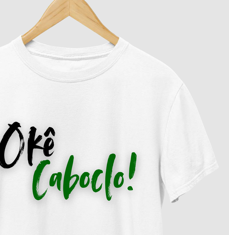Caboclo - Saudação - Camiseta Branca