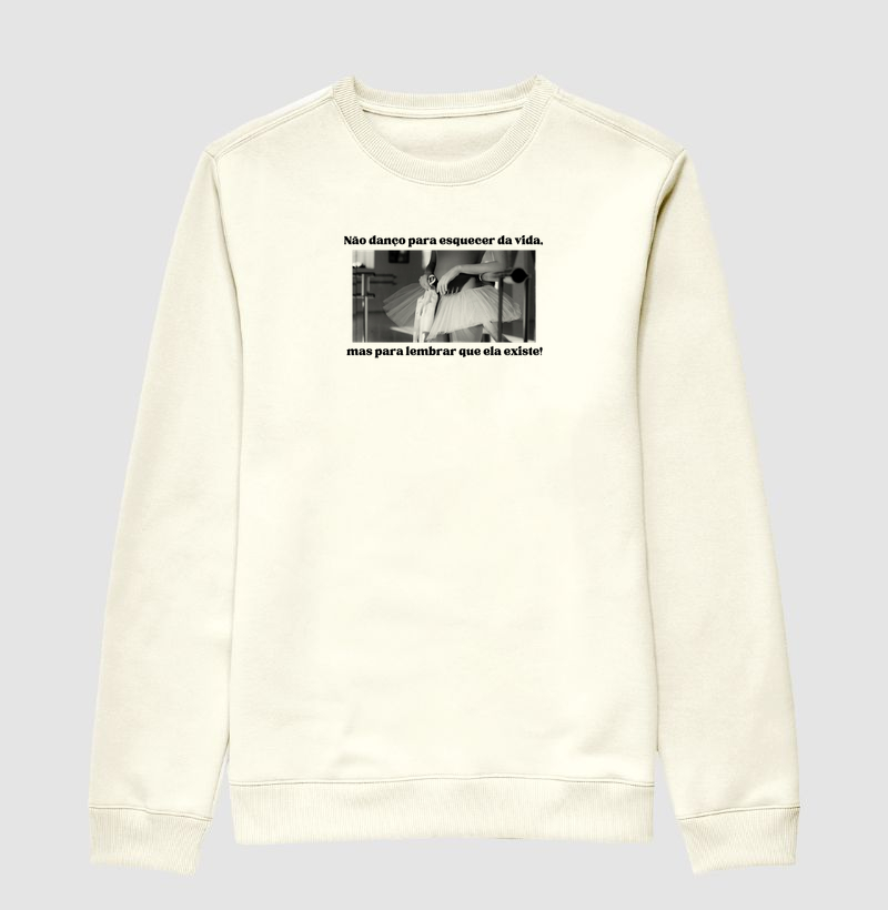 Não danço para esquecer da vida,...