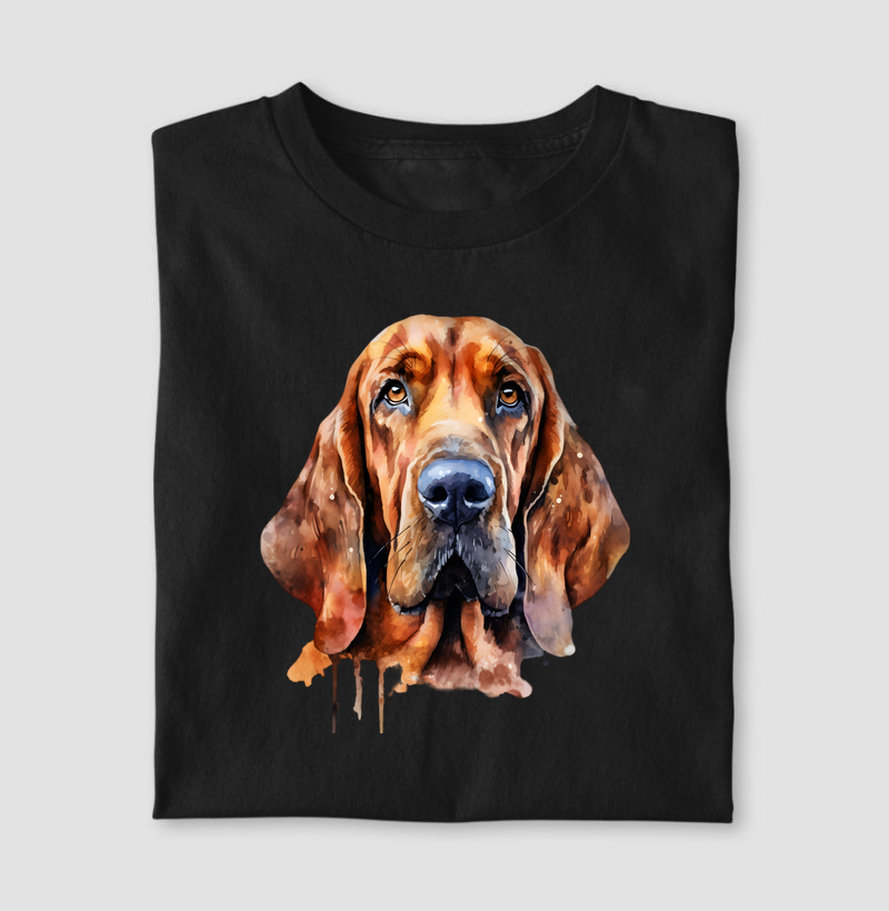 Bloodhound aquarela
