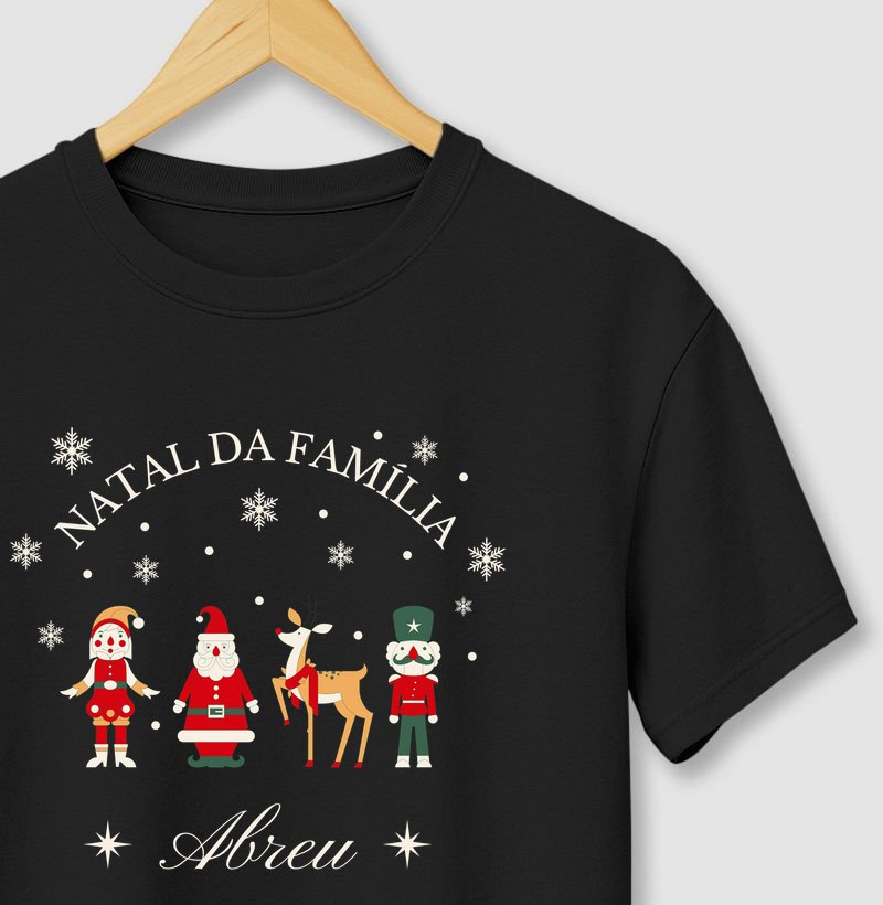 Camiseta Ugly Sweater Natal - Família Abreu