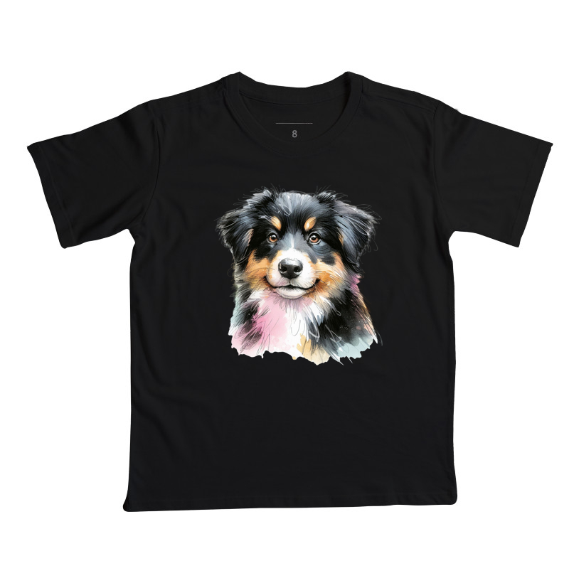 Australian Shepherd Black Tricolor Puppy