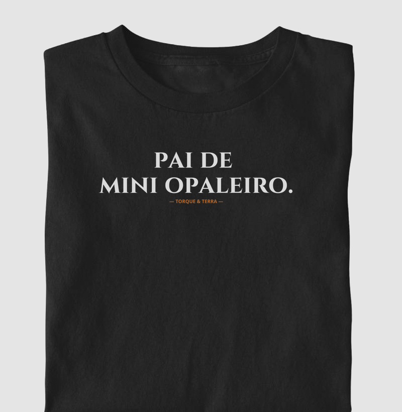 Pai de mini opaleiro