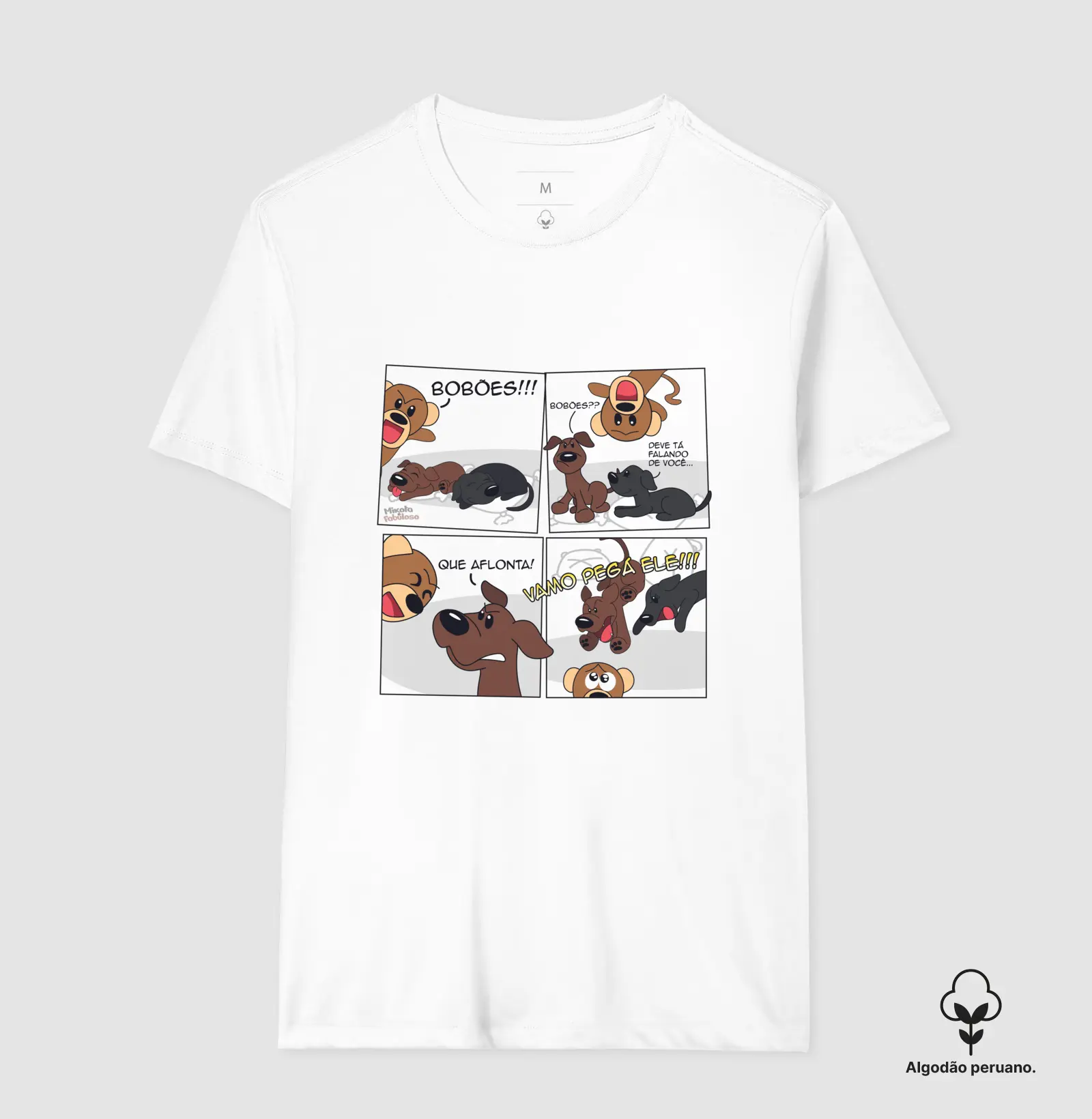 Camiseta premium/ tirinha