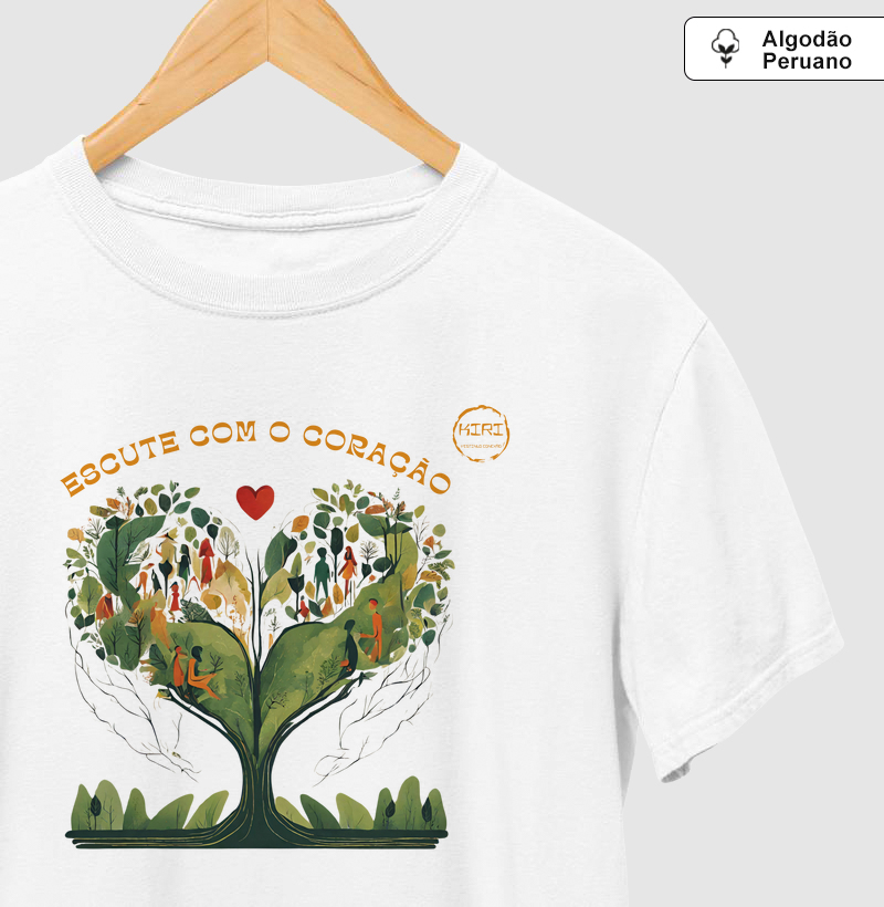 Camiseta Premium KIRI - Escute com o Coração