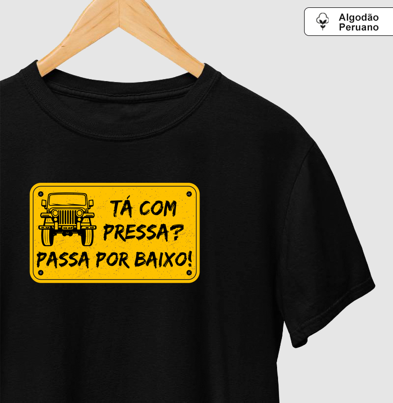 Tá com pressa? Passa por baixo.