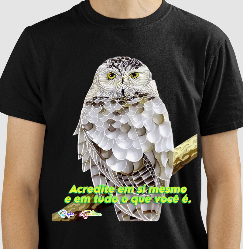 coruja 3d (modelo masculino)
