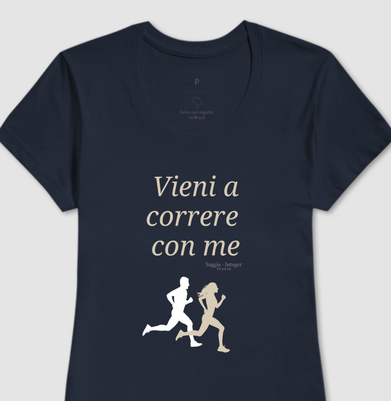 Camiseta Italia Love Correre 00003 - Femme