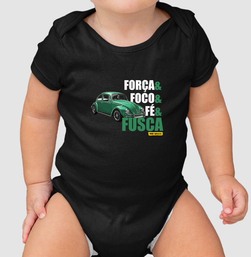 Força Foco Fé Fusca Verde