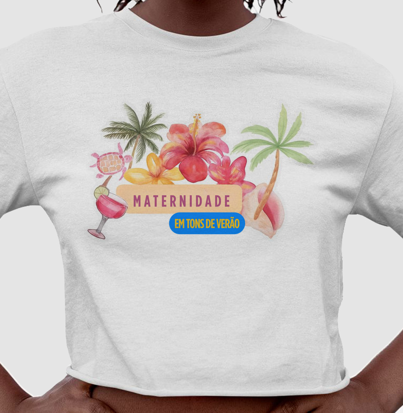 Maternidade em tons de verão