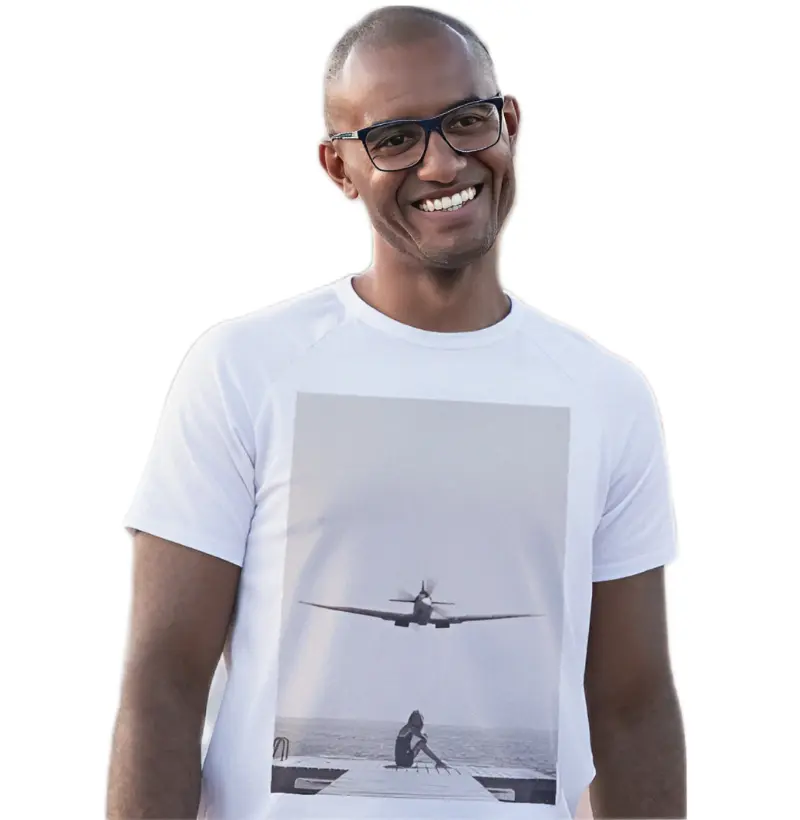 Camiseta Básica Pouso Avião