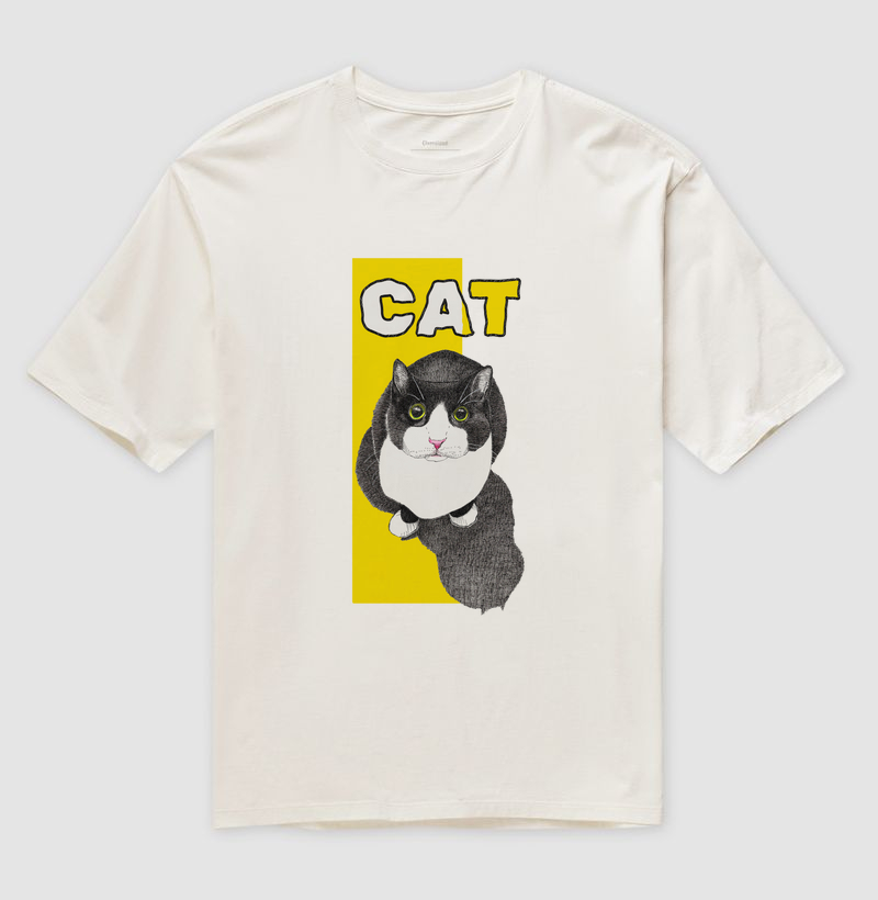 Camiseta Oversized O Gato