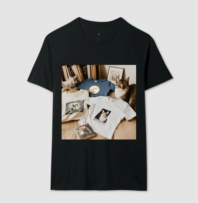 GATOS, LIVROS, CAMISETAS E A LUA 2