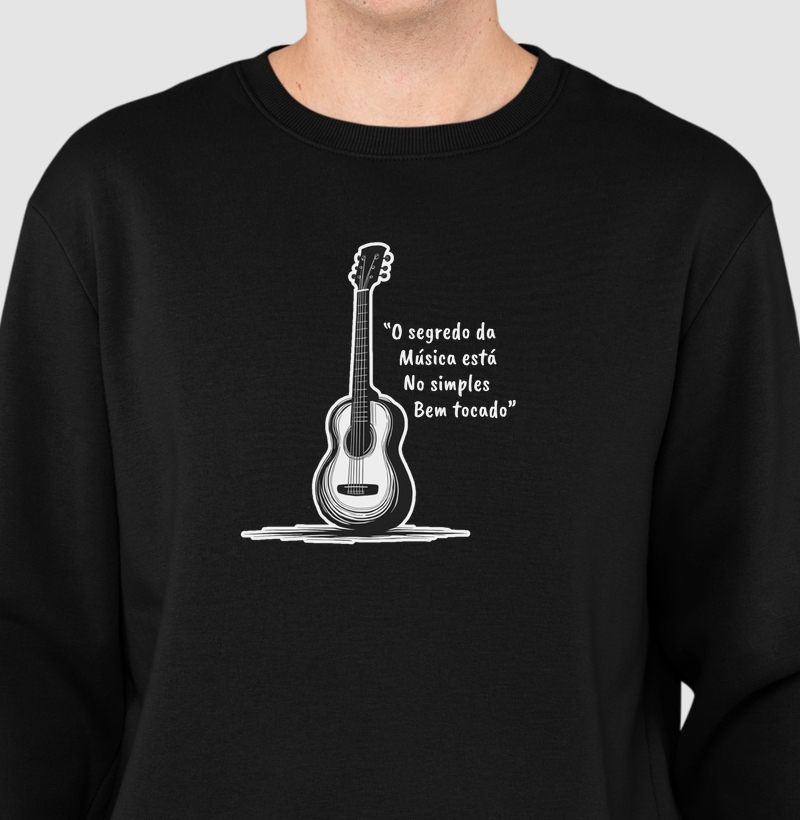 Camisa “O segredo da Música está No simples Bem tocado”