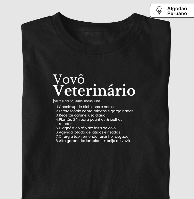 Vovô veterinário - definição (algodão peruano)