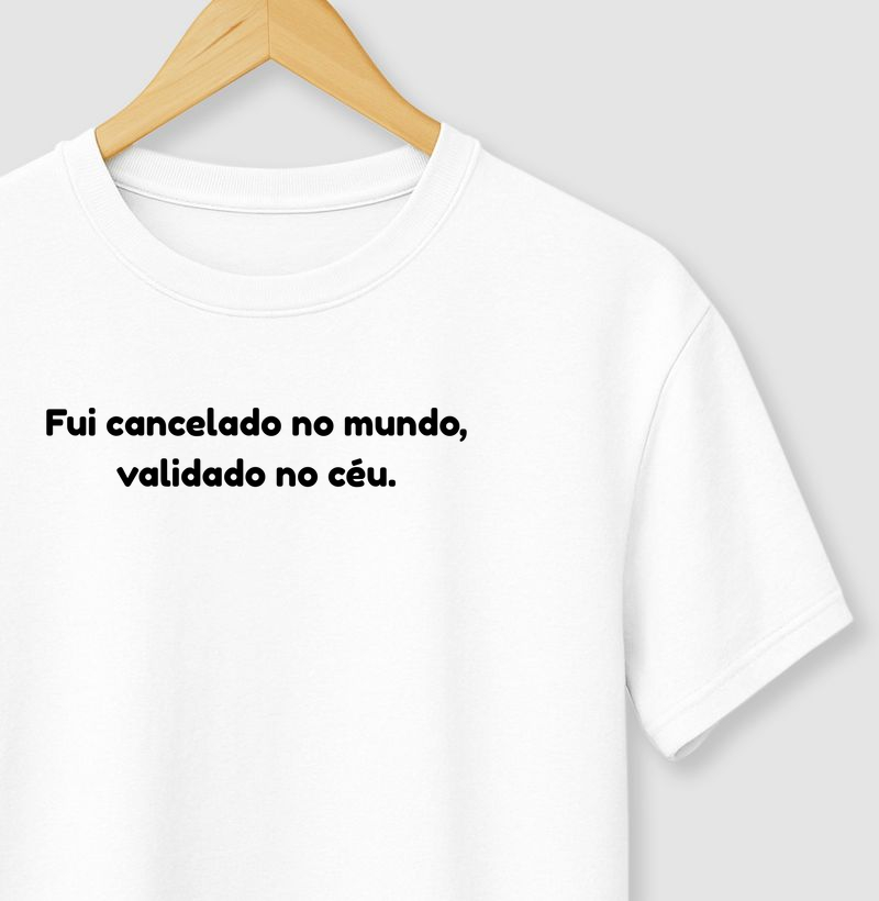 CAMISETA CANCELADO NO MUNDO