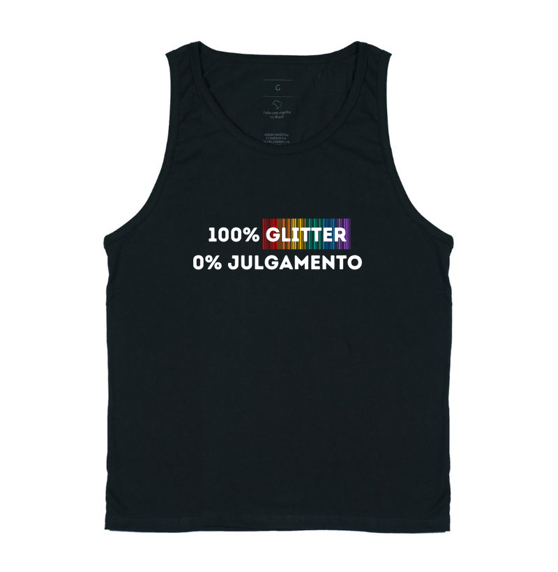 100 GLITTER, 0% JULGAMENTO