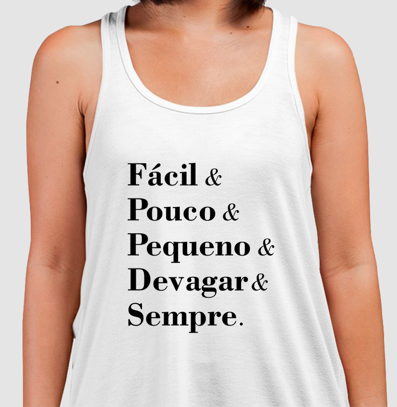 Fácil Pouco Pequeno Devagar Sempre