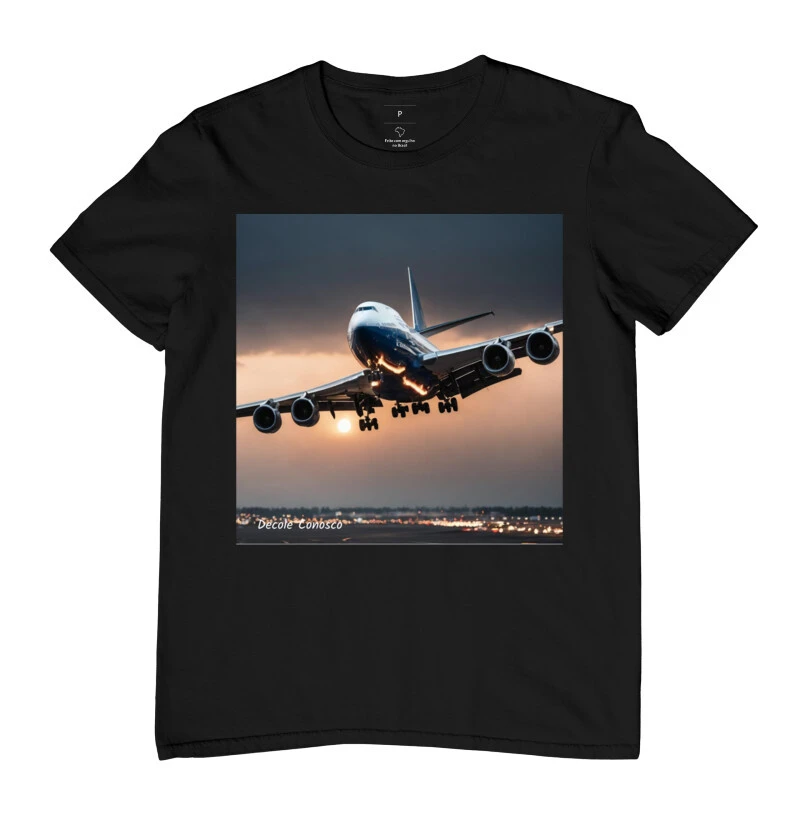 Camiseta avião 747