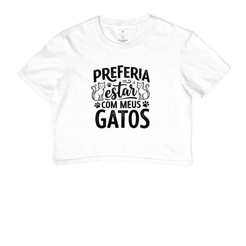 Preferia estar com meus gatos