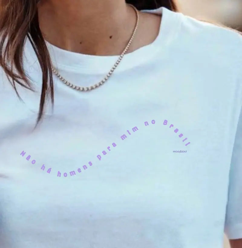 Não há homens para mim no Brasil - escrita