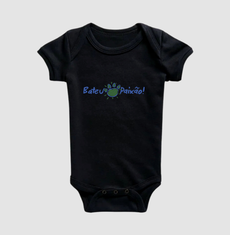 Body Infantil Camaleão Bateu Paixão