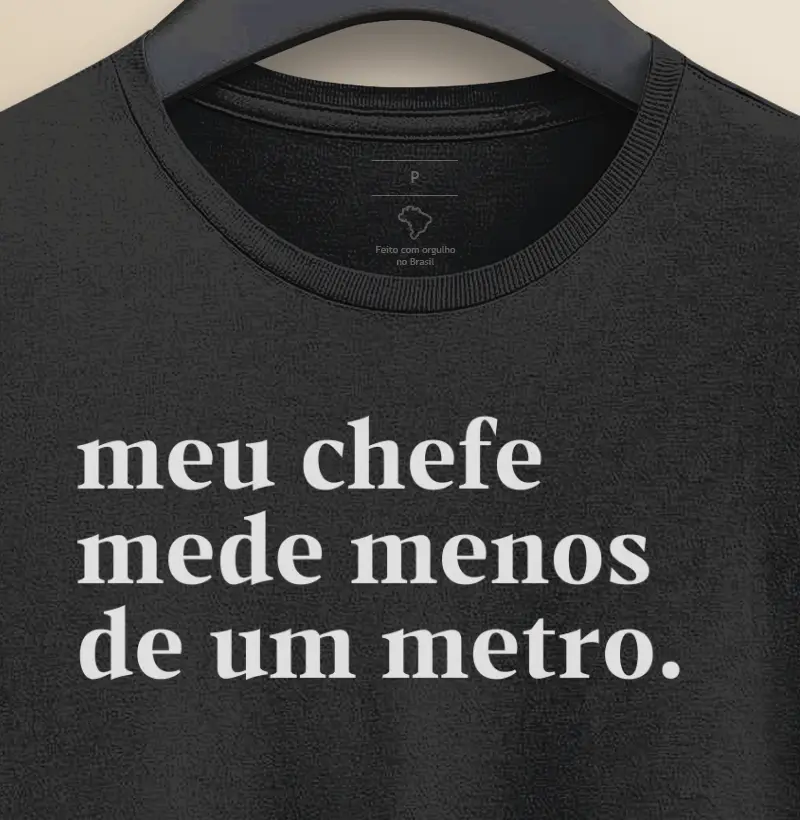 Meu chefe mede menos de um metro