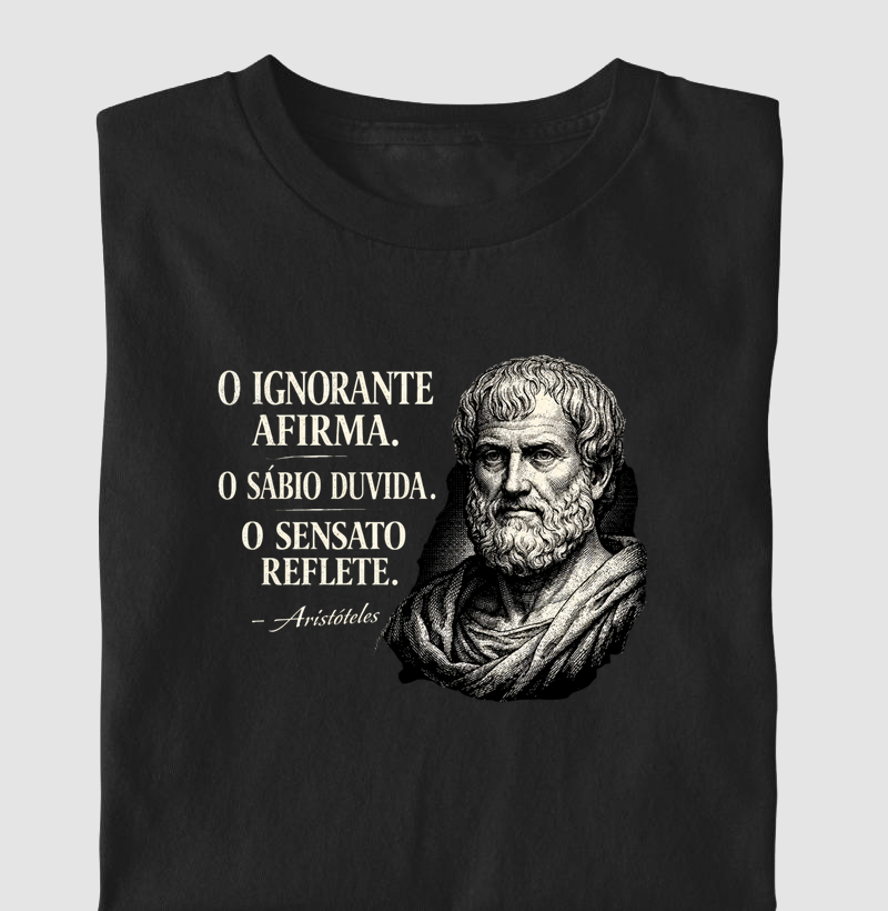 Camiseta Filosofia de Aristóteles