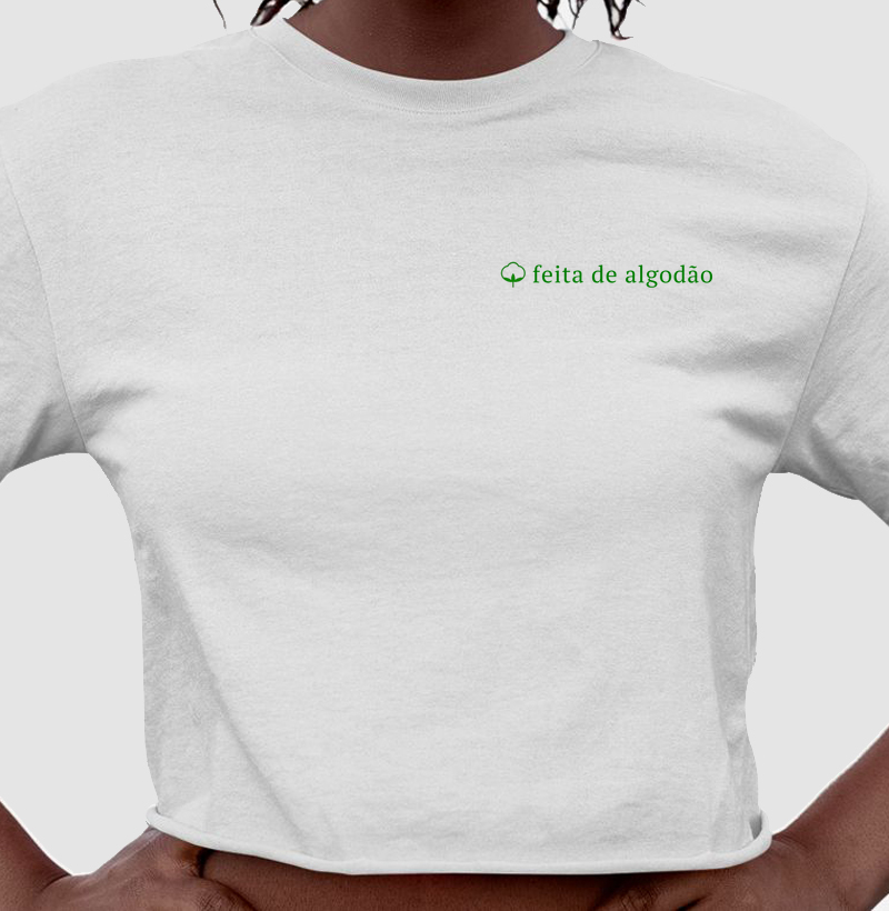 Feita de algodão