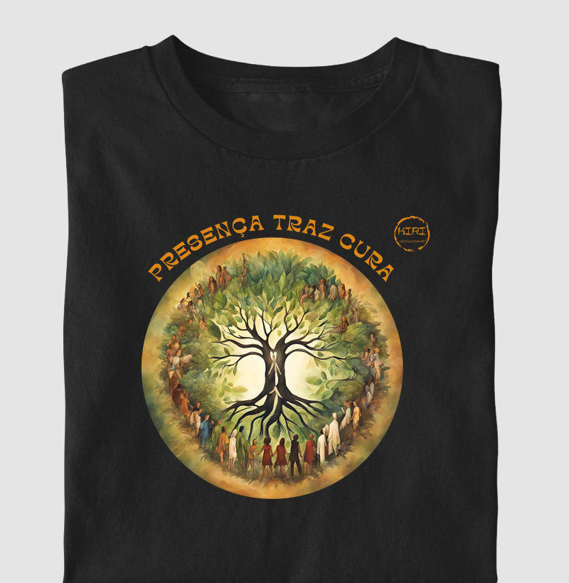 Camiseta KIRI - Presença traz Cura
