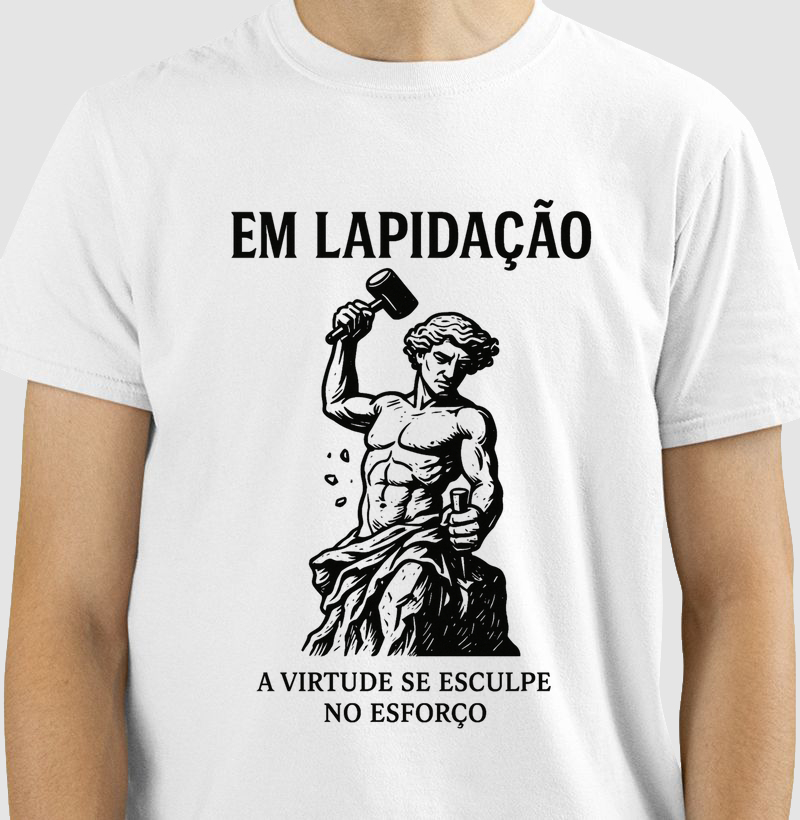 Camiseta Em Lapidação
