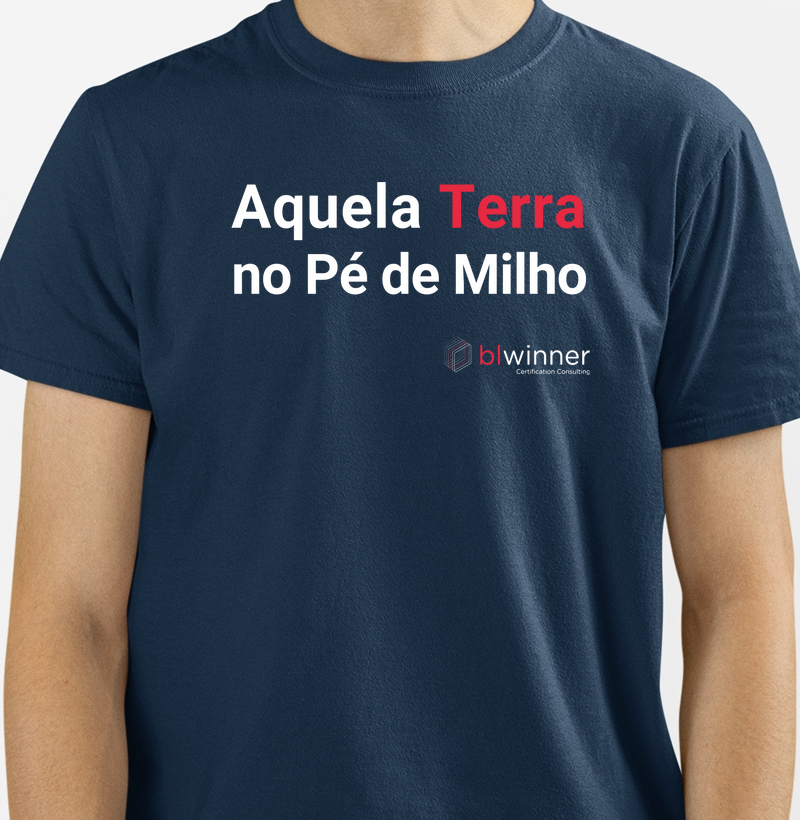 Camiseta Padrão Terra no pé de milho