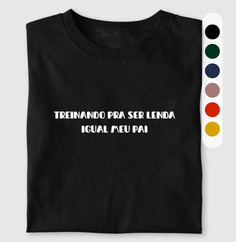 Treinando pra ser lenda igual meu pai