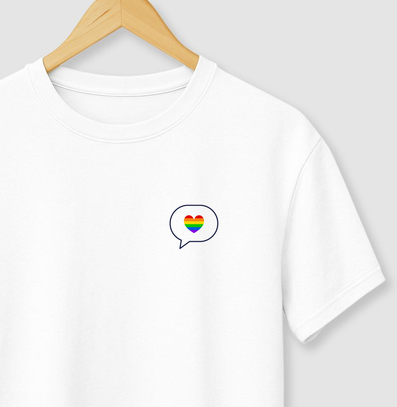 Balão com as cores da bandeira+coração