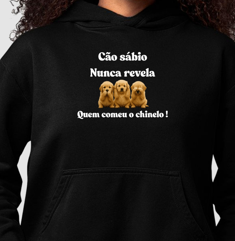 Cão sábio nunca revela quem comeu o chinelo!