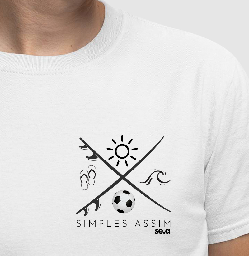 Camiseta Simples Assim Futebol