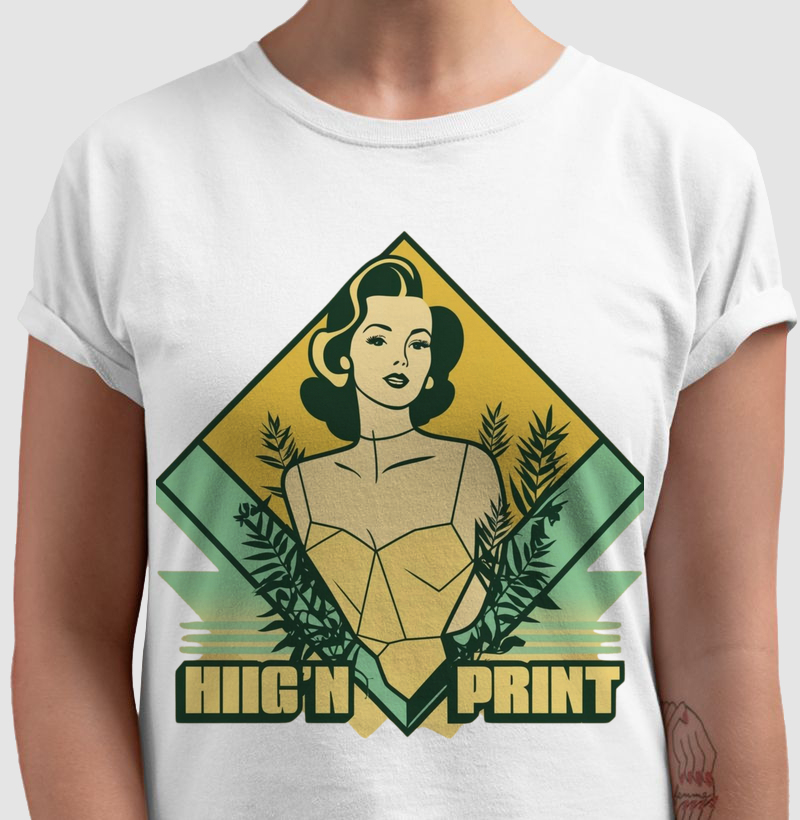 Camiseta Artística - Mulher Vintage 