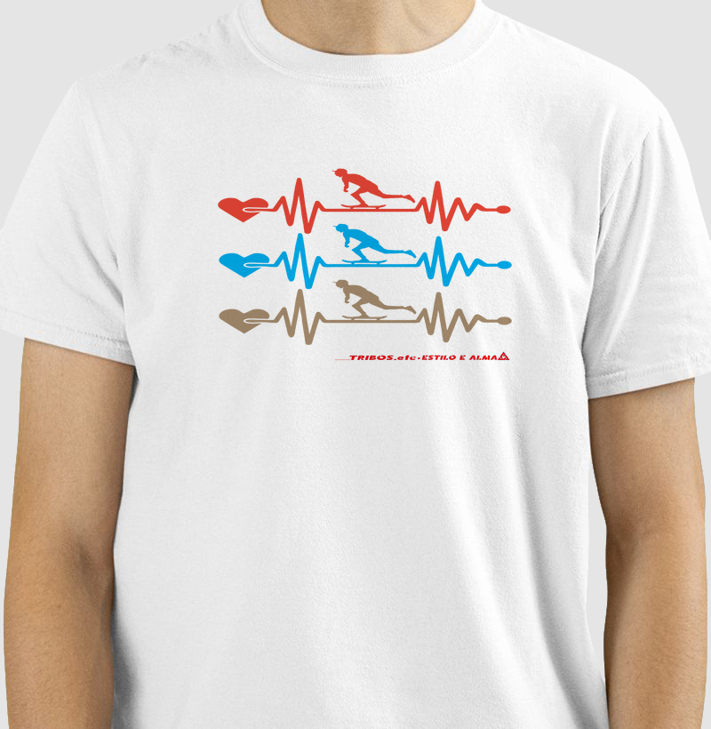 CAMISETA RESERVA.INK MASCULINA E FEMININA TRIBOS.etc ADVENTURE SKATE NO CORAÇAO