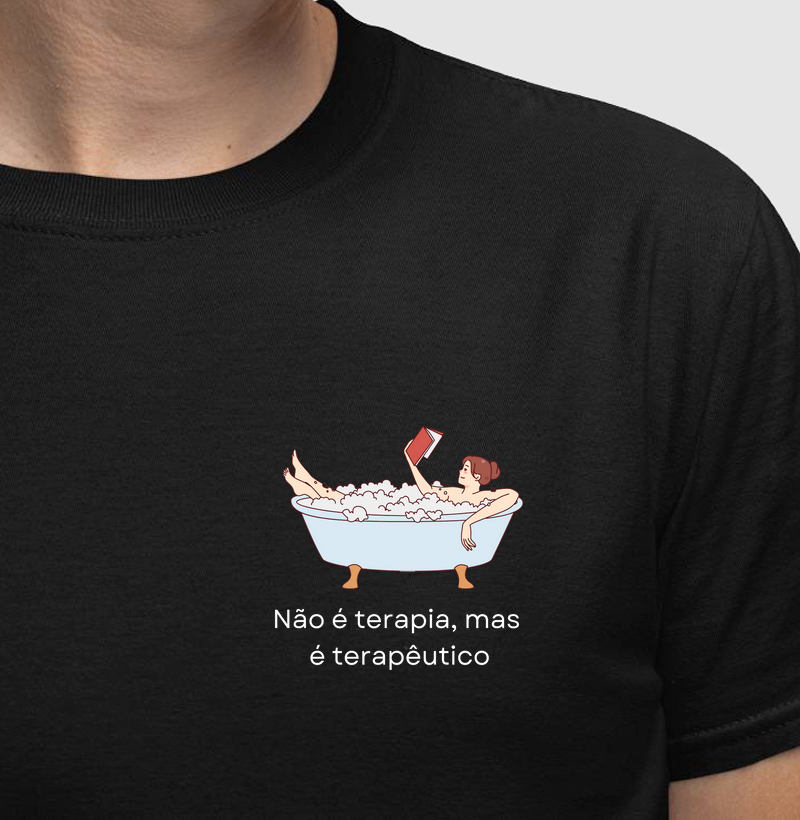 Camiseta | Não é terapia, mas é terapêutico