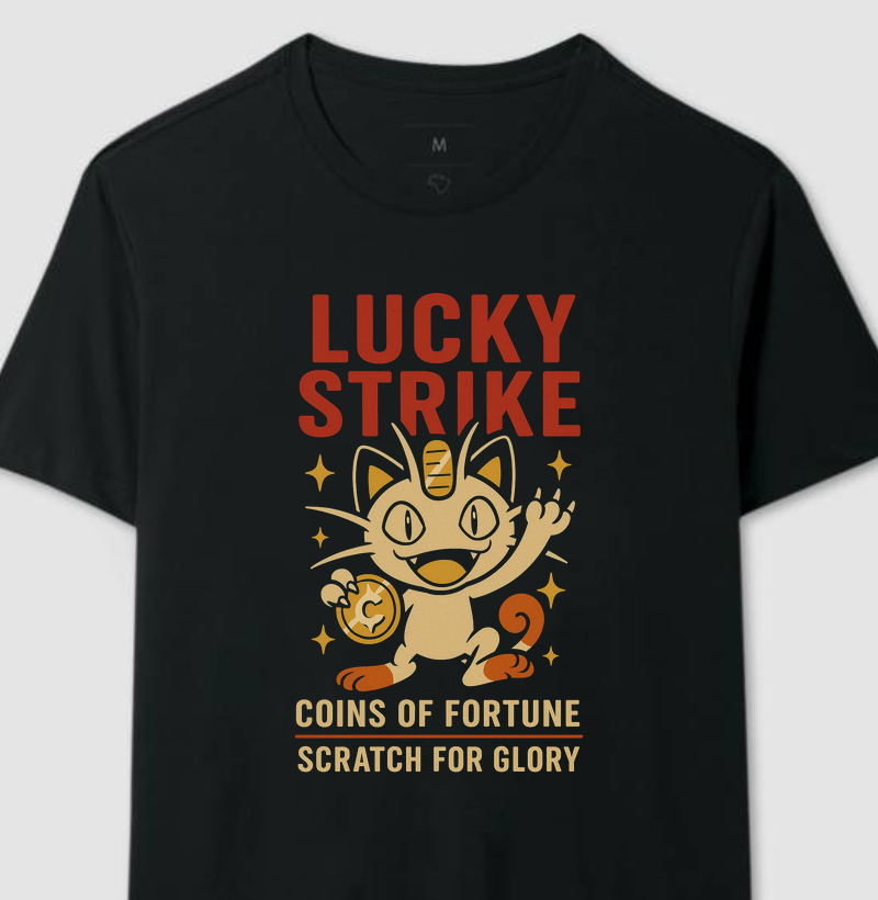 Lucky Strike Meowth Pokémon Retro Series