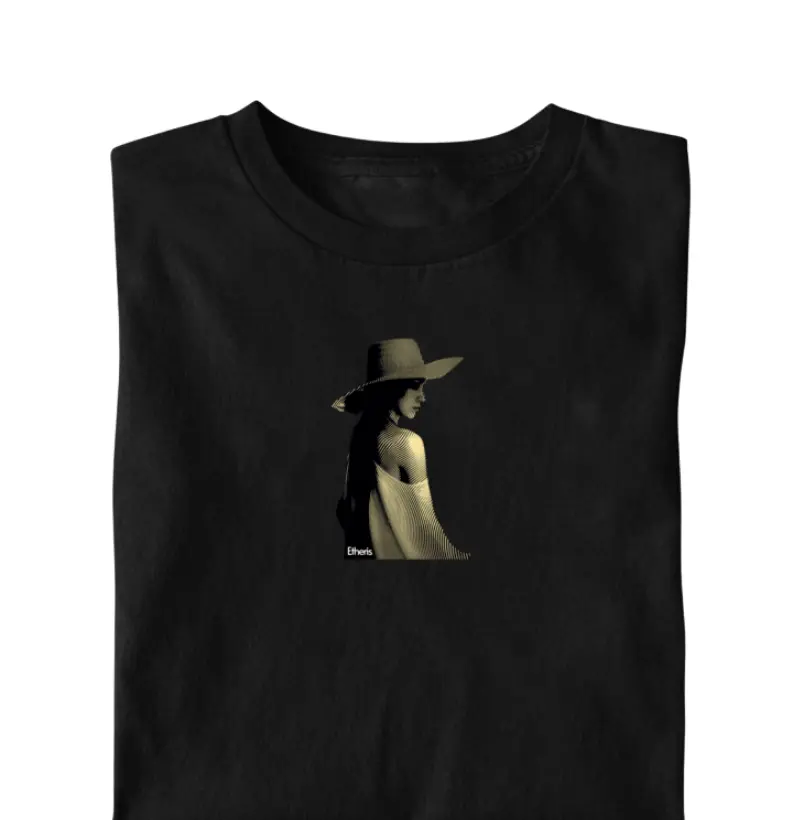 Camiseta Masculina Estampa Alba Etheris - Preto
