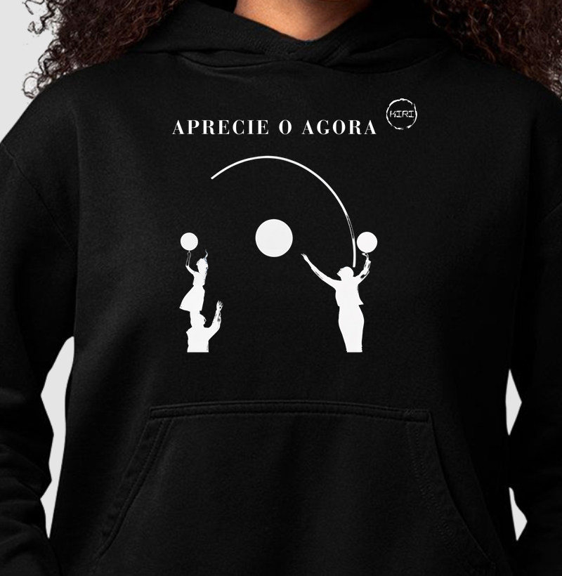 Moletom Capuz KIRI - Aprecie o Agora - Min