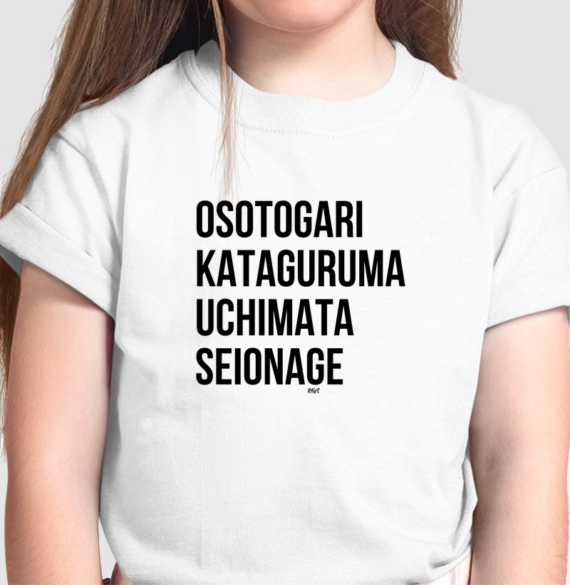 Osotogari Kataguruma Uchimata Seionage
