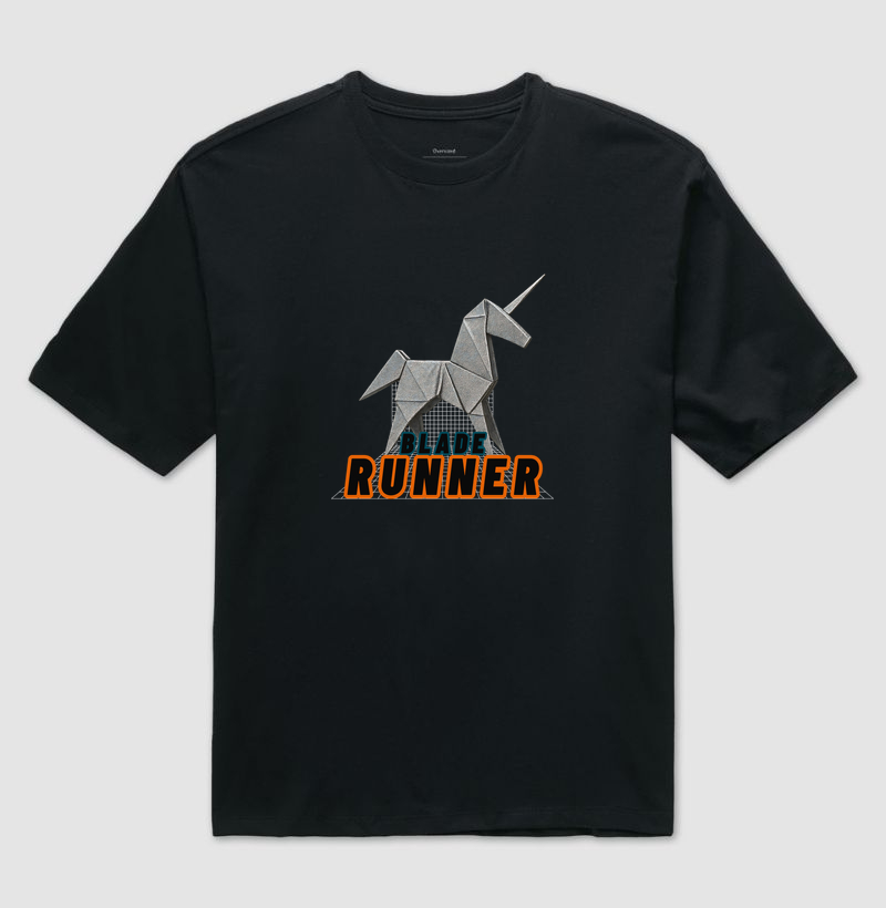 Camiseta Oversized Origami Dreams – Blade Runner"