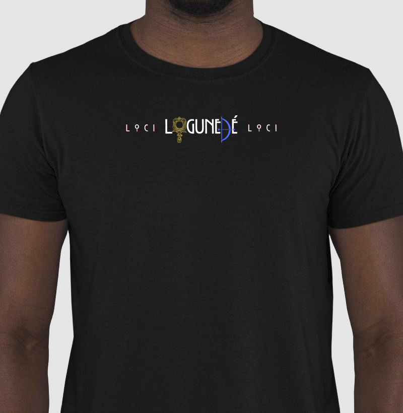 Camiseta Logudené Loci Loci Sombreada Preta Masc.