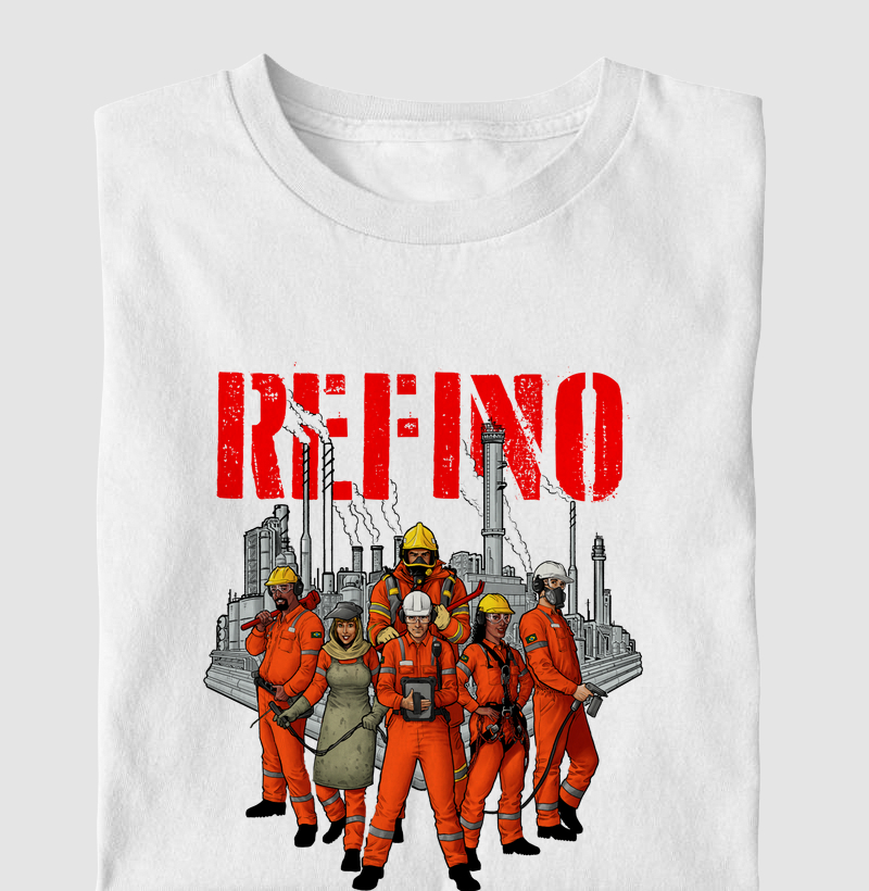 Camiseta Unissex 100% Algodão - Refino | Collab Mundoffshore