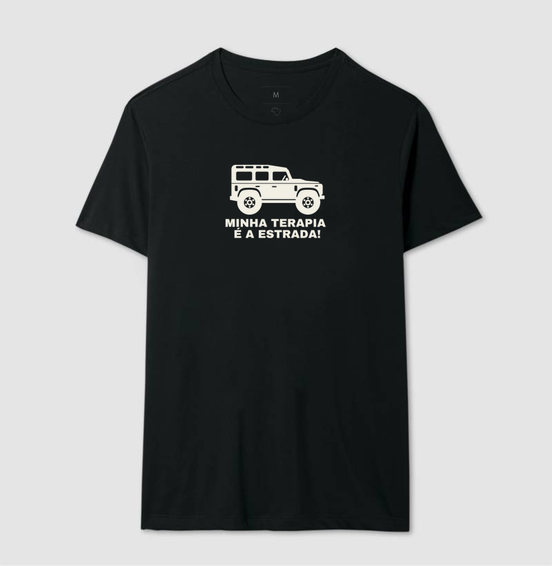 MInha Terapia é a estrada! Camiseta Algodão 