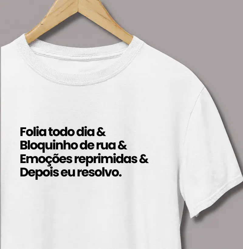 Folia Bloquinho Emoções Depois eu Resolvo