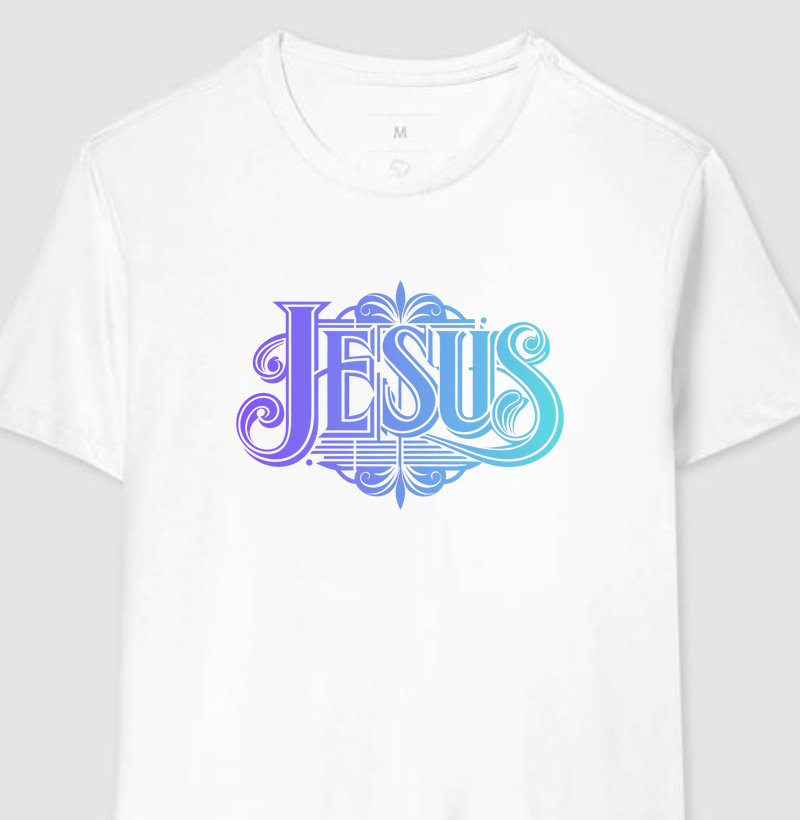 Camiseta Jesus degrade