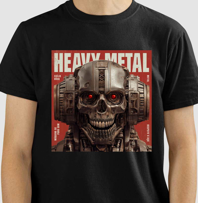 Camiseta Protocolo Exílio: Aço e Sangue - Manifesto de Resistência | Exílio Röck