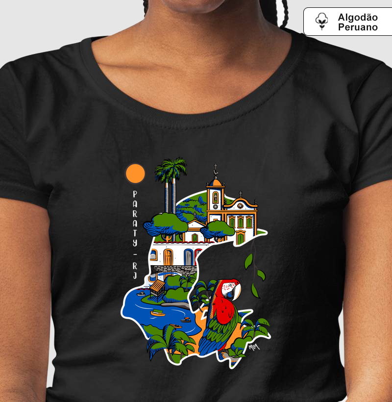 Paraty cores escuras